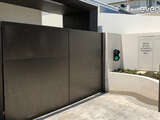 Swing Gate (external view) - Perforated Mesh